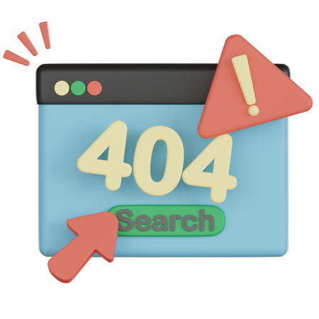 Erreur 404  3D Icon