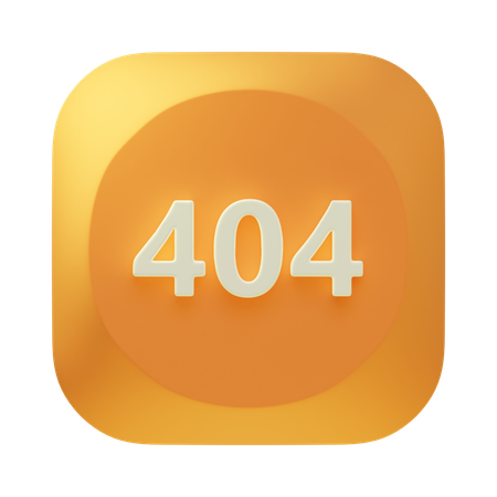 Erreur 404  3D Icon