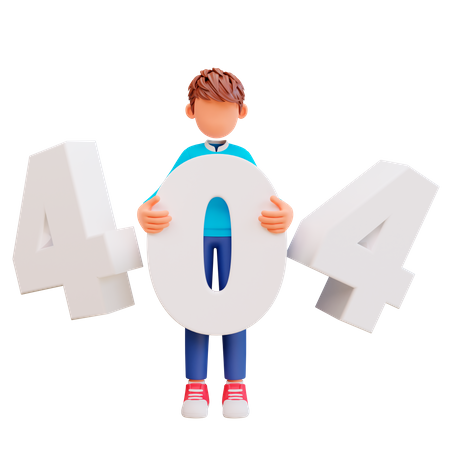Erreur 404  3D Icon