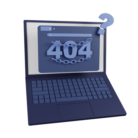 Erreur 404  3D Icon