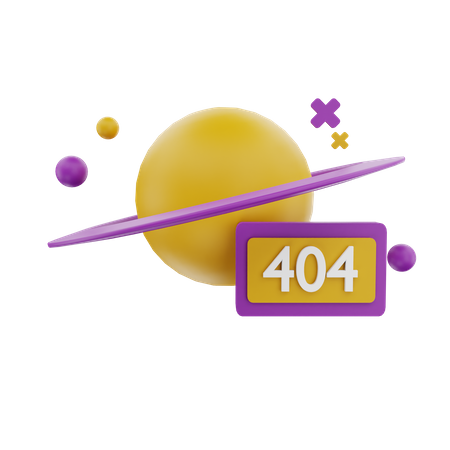 Erreur 404  3D Icon