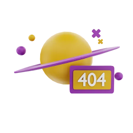 Erreur 404  3D Icon