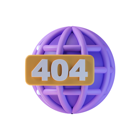 Erreur 404  3D Icon