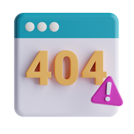 Erreur 404  3D Icon