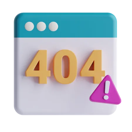 Erreur 404  3D Icon