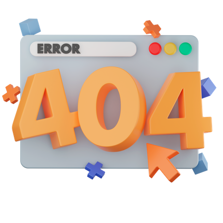 Erreur 404  3D Icon