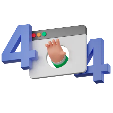 Erreur 404  3D Icon