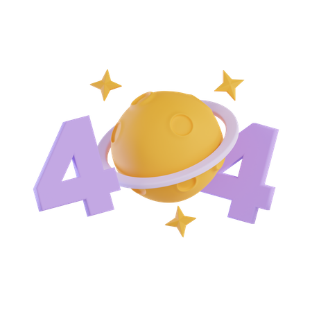 Erreur 404  3D Icon