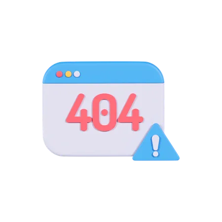 Erreur 404  3D Icon