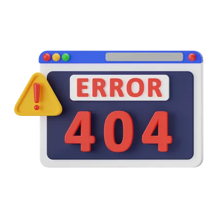 Erreur 404  3D Icon