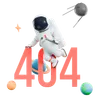 Erreur 404 astronaute