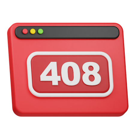 Erreur 408  3D Icon