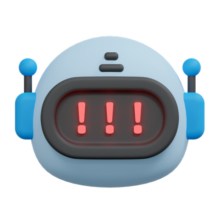 Robot d'erreur  3D Icon