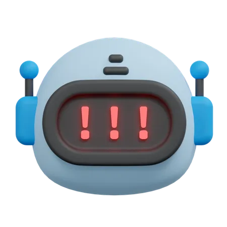 Robot d'erreur  3D Icon