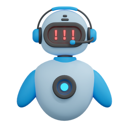 Robot d'erreur  3D Icon