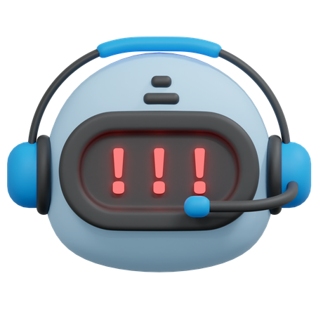 Robot d'erreur  3D Icon