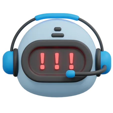 Robot d'erreur  3D Icon