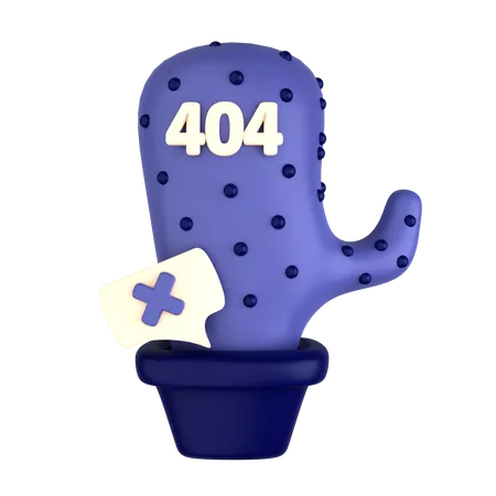 Erreur cactus  3D Icon