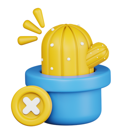 Erreur cactus  3D Icon