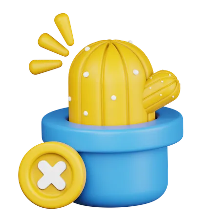 Erreur cactus  3D Icon