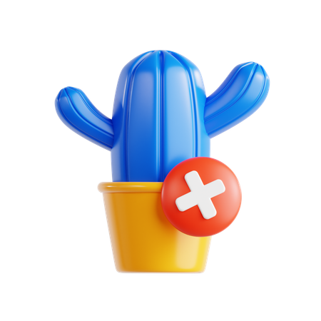 Erreur cactus  3D Icon