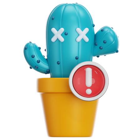 Erreur cactus  3D Icon