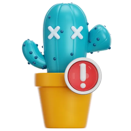 Erreur cactus  3D Icon