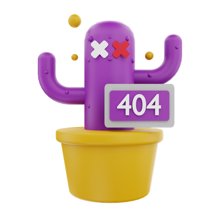 Erreur cactus  3D Icon