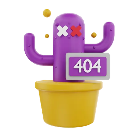 Erreur cactus  3D Icon