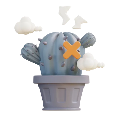 Erreur cactus  3D Icon