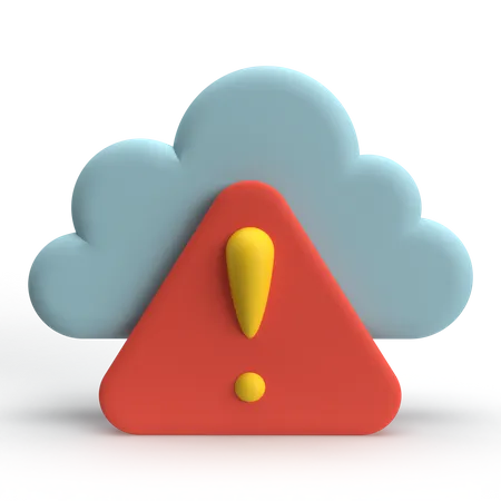 Erreur de nuage  3D Icon