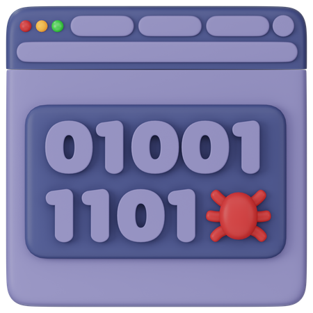 Erreur de bug binaire  3D Icon