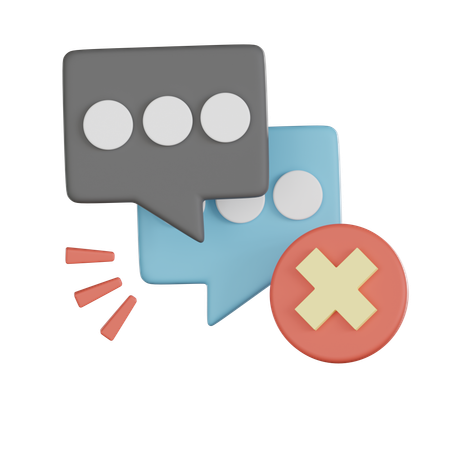Erreur de chat  3D Icon