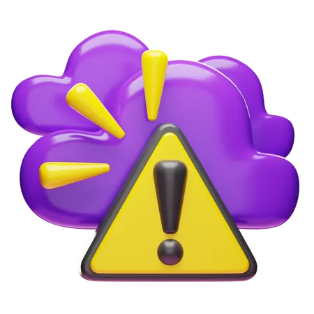 Erreur de connexion au cloud  3D Icon