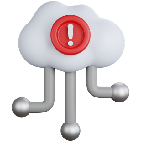 Erreur de connexion au cloud  3D Icon