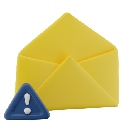 Erreur de courrier  3D Icon