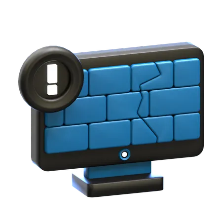 Erreur de notification  3D Icon