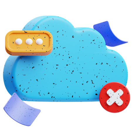 Erreur de nuage  3D Icon