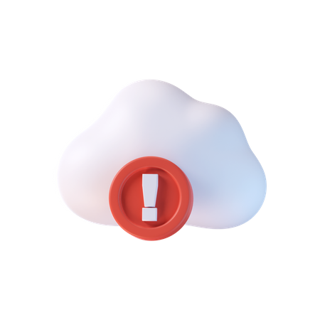 Erreur de nuage  3D Icon