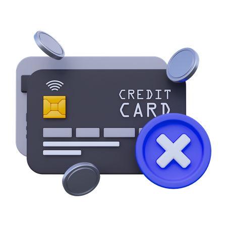 Erreur de paiement  3D Icon