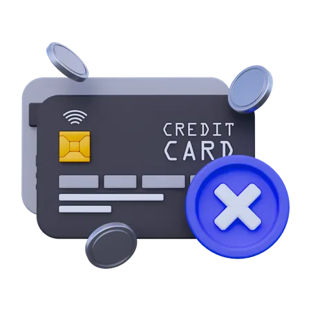 Erreur de paiement  3D Icon