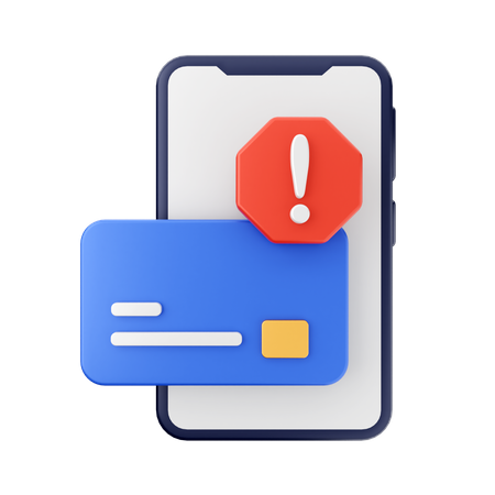 Erreur de paiement  3D Icon