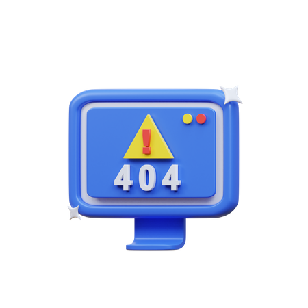 Erreur 404 du site Web  3D Icon