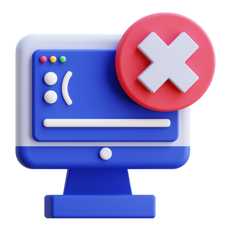 Erreur d'écran bleu  3D Icon