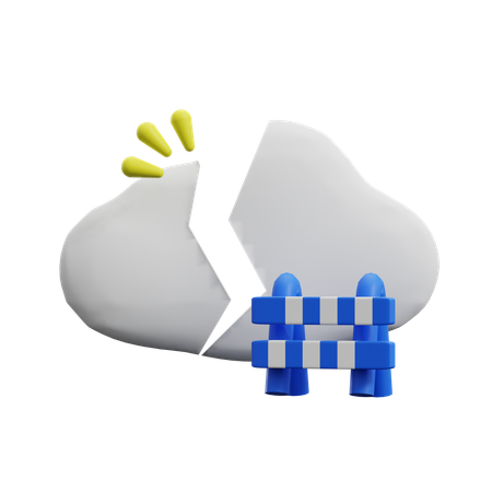 Erreur de nuage  3D Icon