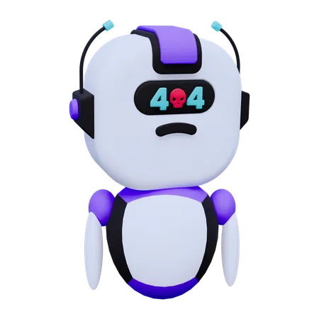 Erreur du robot  3D Icon