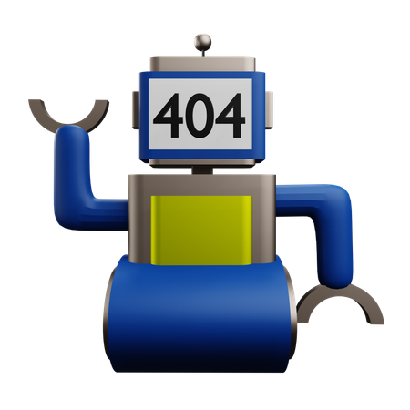 Erreur du robot  3D Icon