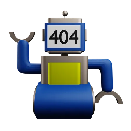 Erreur du robot  3D Icon