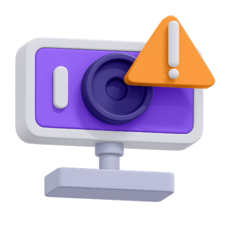 Erreur de webcam  3D Icon