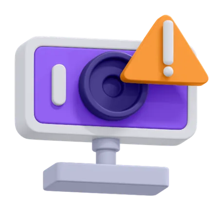 Erreur de webcam  3D Icon